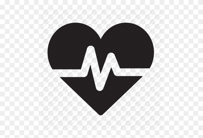512x512 Beat, Health, Heart, Heartrate, Medical, Rate Icon - Пульс Png