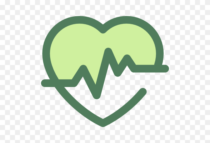 512x512 Биение, График, Частота Пульса, Медицинские, Частота, Значок Сердца - Медицинский Сердечный Клипарт