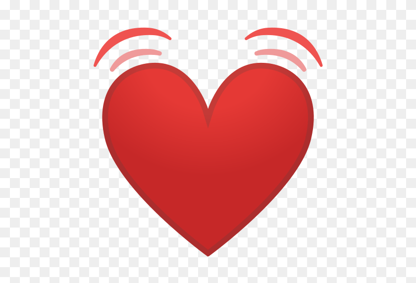 512x512 Beating Heart Emoji Meaning With Pictures From A To Z - Broken Heart Emoji PNG