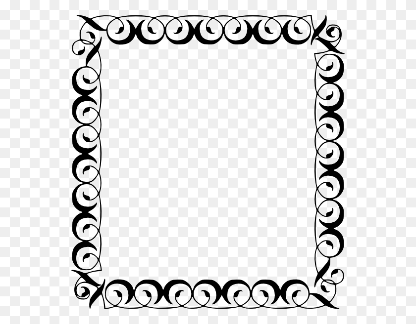 552x596 Beautiful Borders And Frames For Projects Black And White Gallery - Dr Seuss Clipart Border