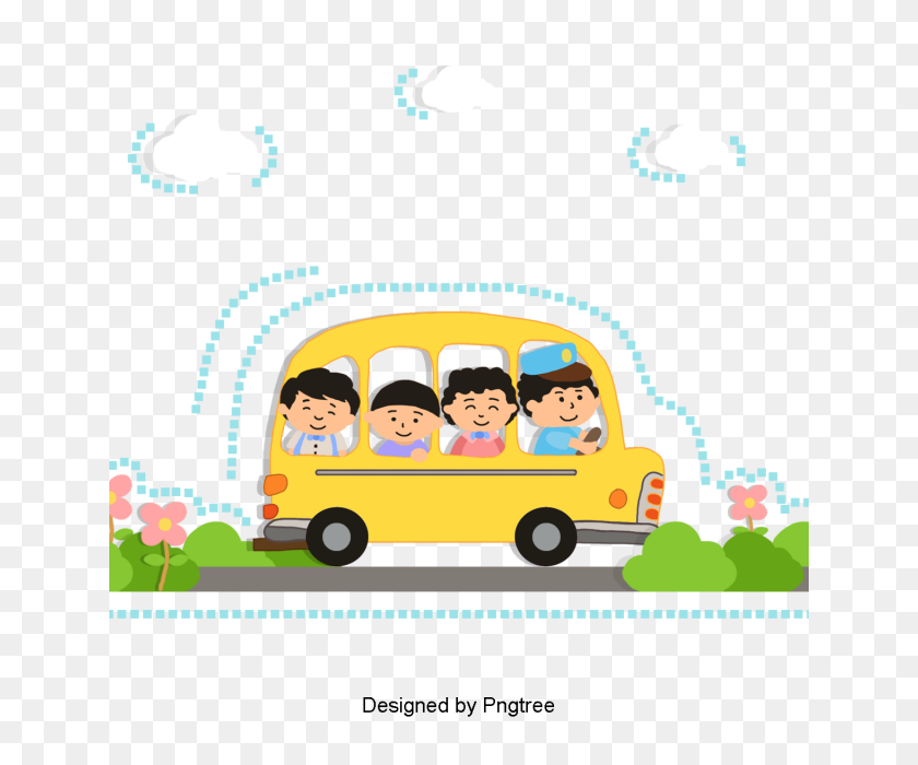 640x640 Beautiful Cartoon Lovely Hand Painted Picnic Leisure Driving - Picnic PNG
