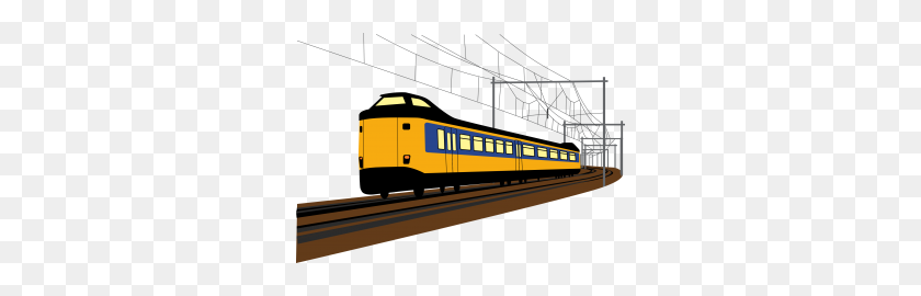 300x210 Hermoso Clipart De Tren Holandés Para Niños En Edad Preescolar - Railroad Clipart