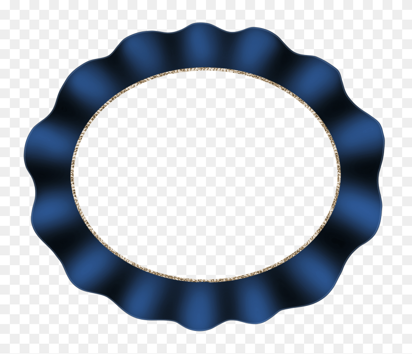 2660x2256 Beautiful Dark Blue Oval - Oval Frame Clipart
