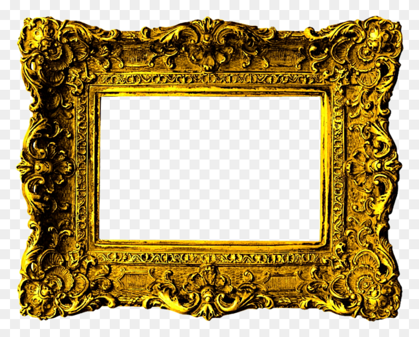 994x786 Beautiful Gold Victorian Frame - Victorian Frame PNG