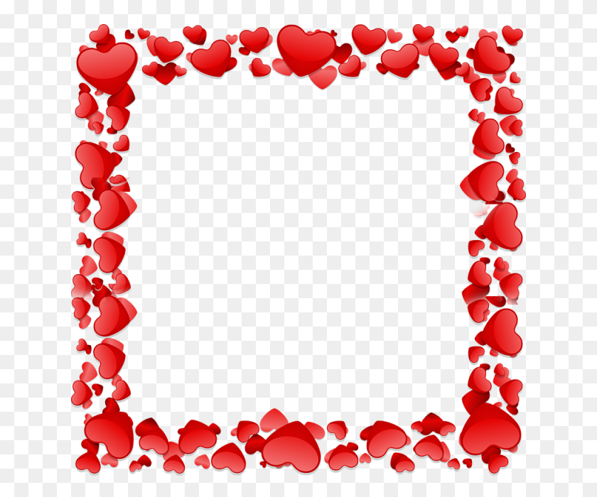 640x640 Beautiful Heart Frame, Beautiful Heart Vector, Heart Frame, Frame - Photo Frame PNG