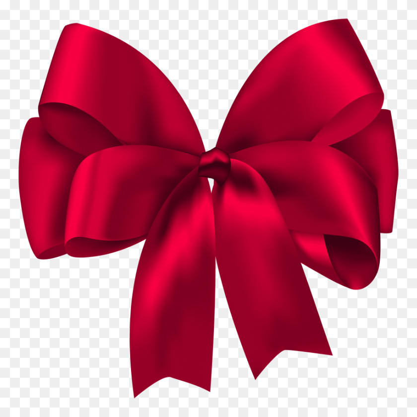 850x849 Beautiful Red Bow Png - Gold Bow PNG