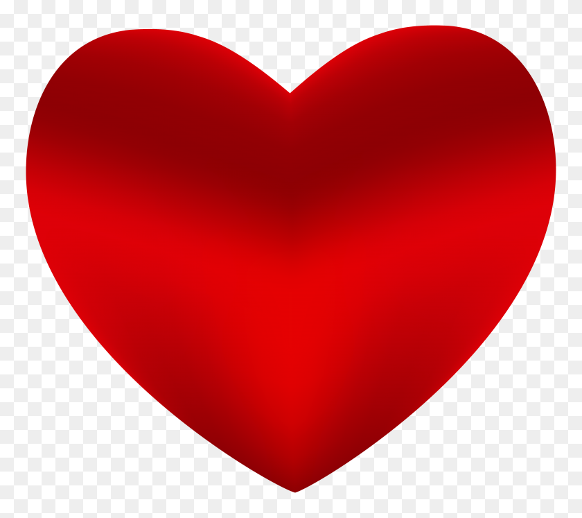 5000x4409 Beautiful Red Heart Png Clipart - Red Hearts PNG