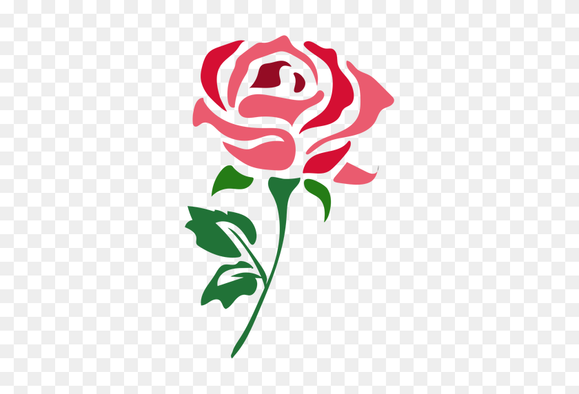 512x512 Hermosa Rosa Roja Icono De La Flor - Rosa Vector Png
