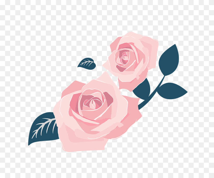 640x640 Beautiful Rose Decoration Png - Rose Petal PNG