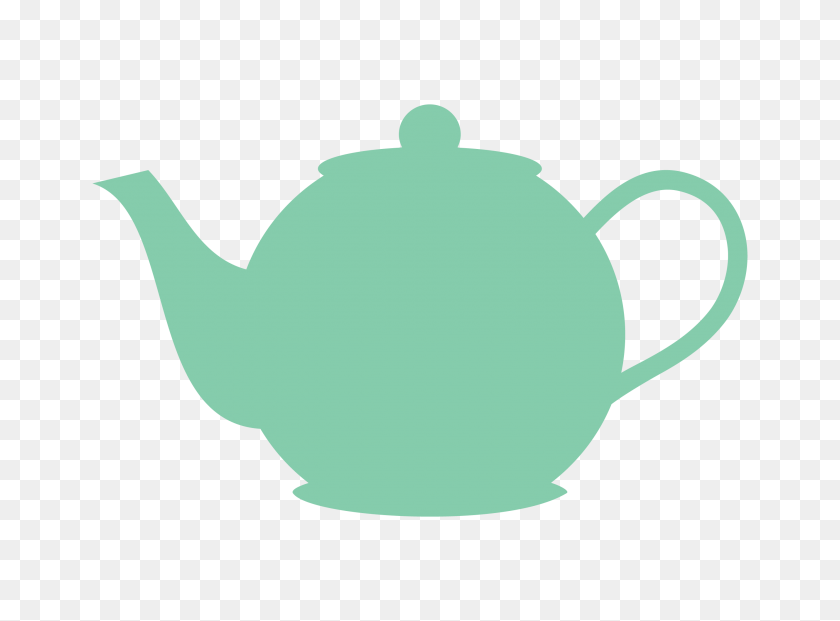 2658x1914 Beautiful Teapot Clipart Black And White - Teapot PNG