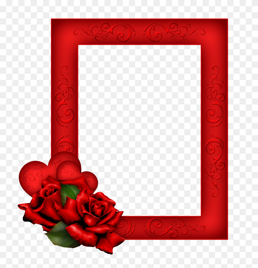 1229x1280 Beautiful Transparent Png Red Frame With Gallery - Red Frame PNG