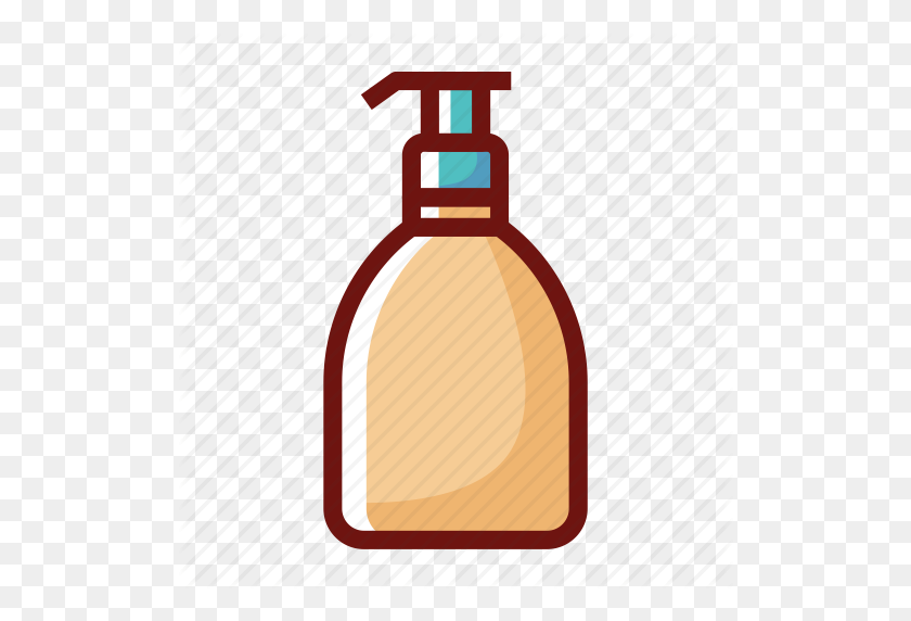 512x512 Beauty Clinic, Bottle, Lotion, Set, Shampoo, Spa Icon - Shampoo Bottle Clipart