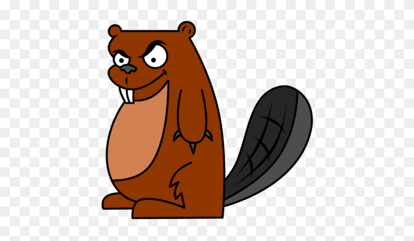 460x430 Beaver Clipart Animated - Beaver Clipart Black And White