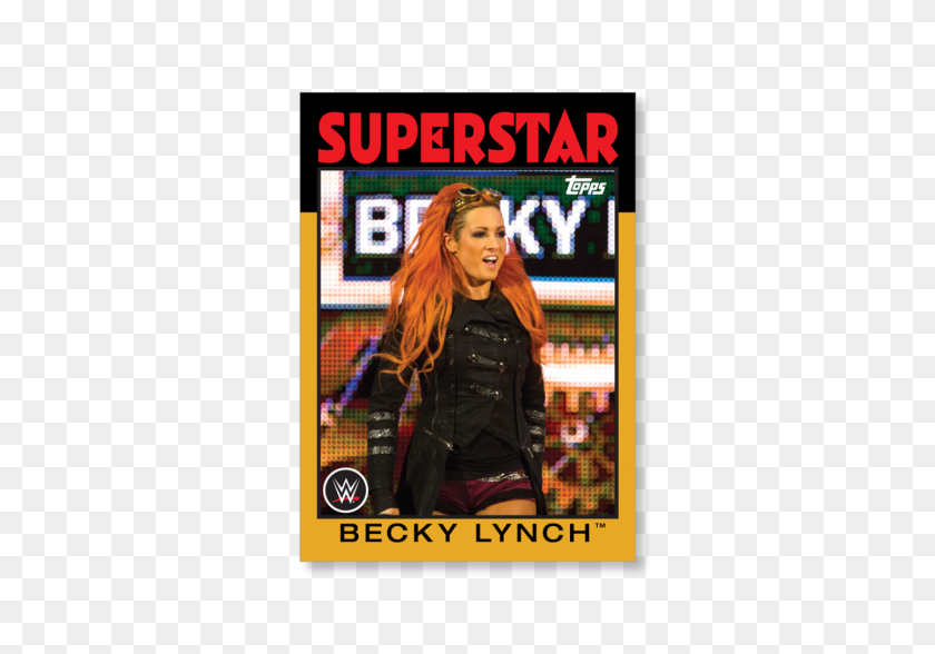 1440x975 Becky Lynch Wwe Heritage Base Poster Gold Ed - Becky Lynch PNG