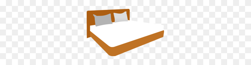 259x160 Кровать И Подушки Картинки Клипарт - Иди Спать Клипарт
