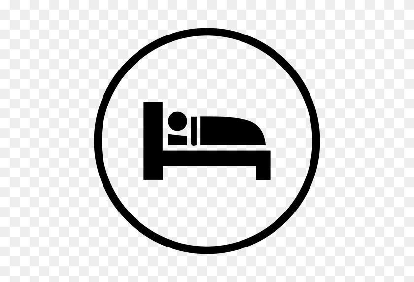 512x512 Bed Sleep Round Icon - Sleep PNG