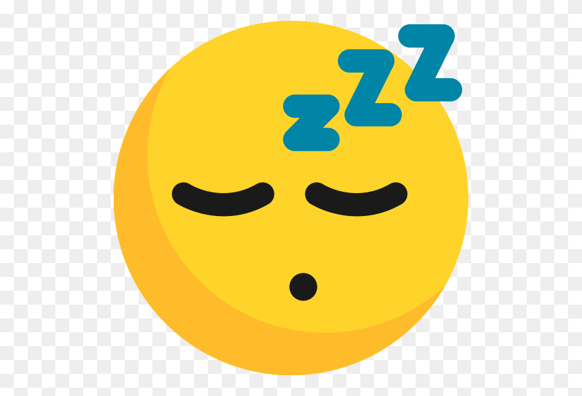 512x512 Спальня, Emoji, Смайлик, Отдых, Сон, Значок Сна - Сон Emoji Png