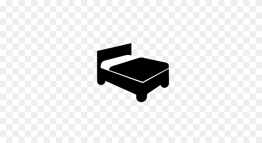 400x400 Bedroom Icons - Bed PNG