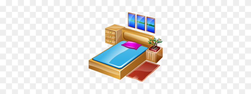 256x256 Bedroom Png Image Royalty Free Stock Png Images For Your Design - Bedroom PNG