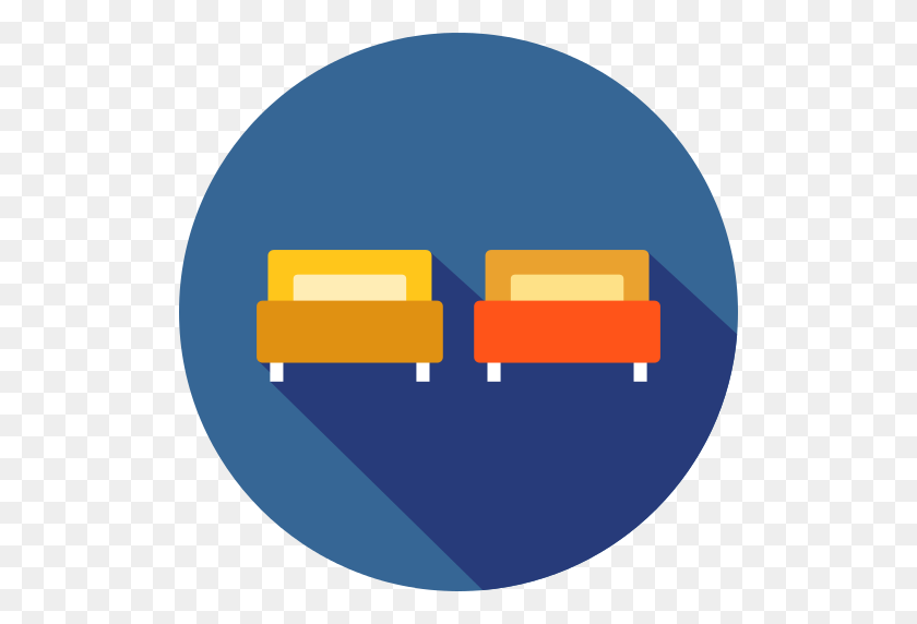 512x512 Beds Png Icon - Hotel PNG