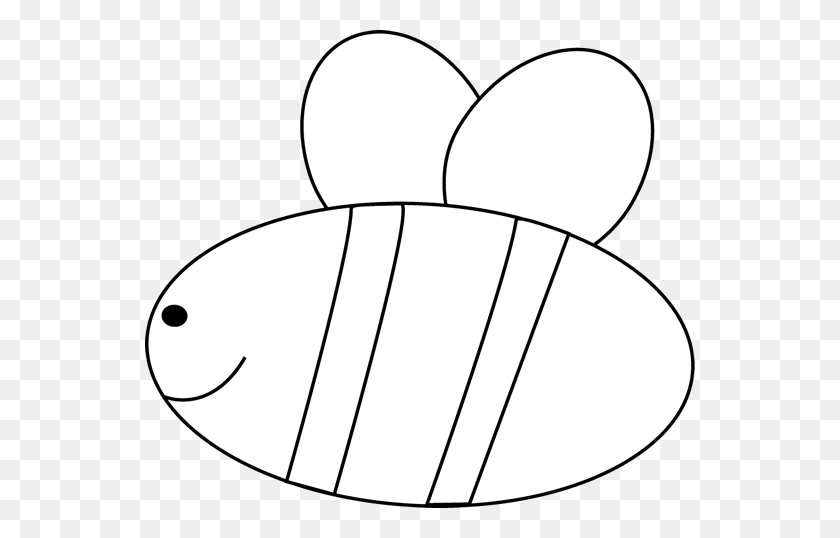 550x478 Bee Black Cliparts - Clipart Bee Black And White