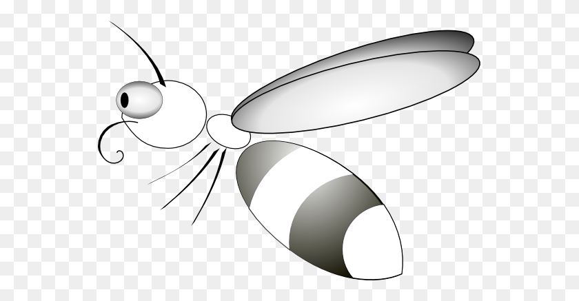 555x377 Bee Black White Line Art Scalable Vector Graphics Inkscape - Bowling Clipart Black And White
