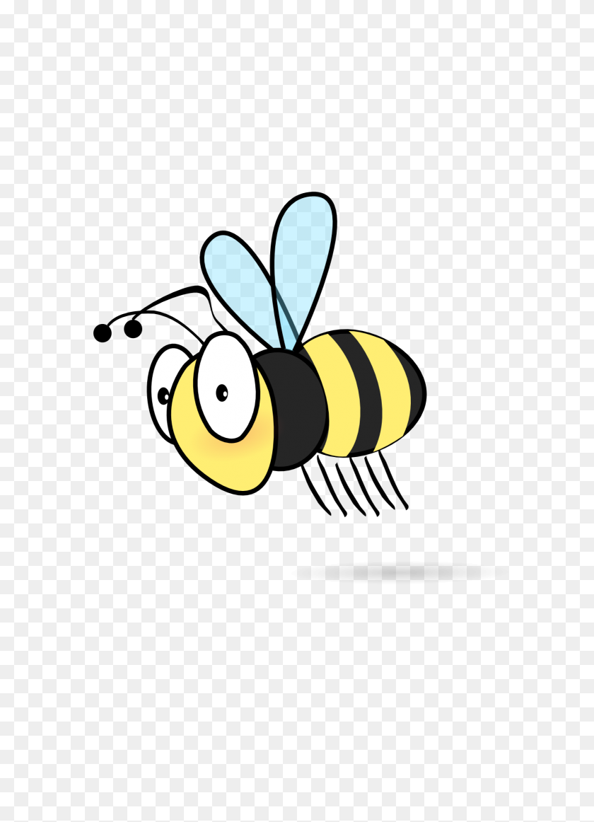 1331x1882 Bee Clip Art - Bee Flying Clipart