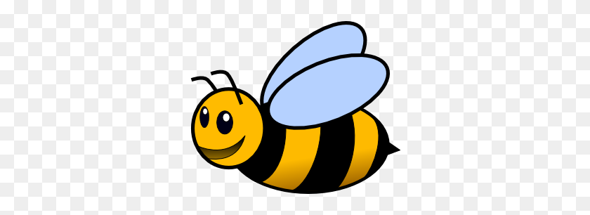 300x246 Abeja Clipart - Cute Bee Clipart