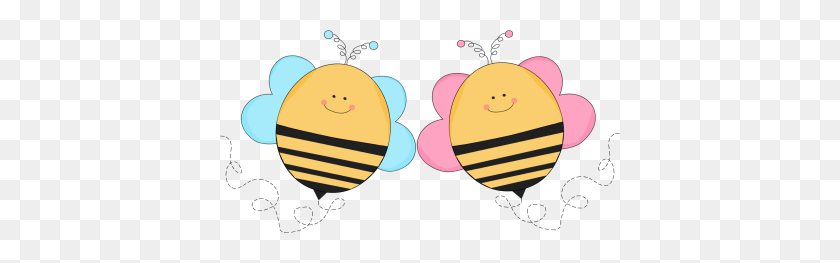 400x203 Bee Clipart - Queen Bee Clipart