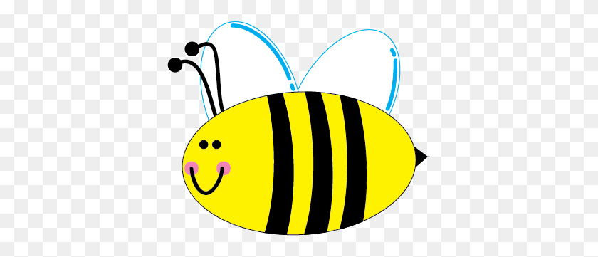 369x301 Bee Clipart Education - Bee Clipart Black And White