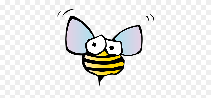 400x331 Bee Pixels Bees Characters - Bee PNG