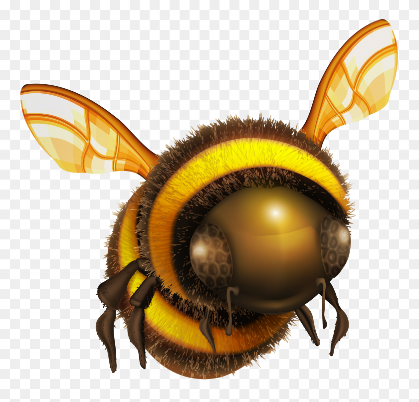 3000x2870 Пчела Png Клипарт - Пчела Смайлики Png