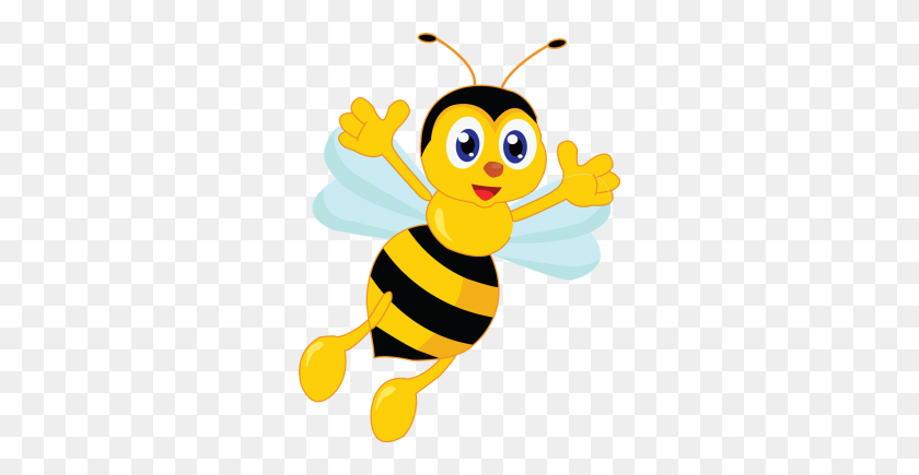 294x375 Bee Png Clipart - Cartoon Bee PNG