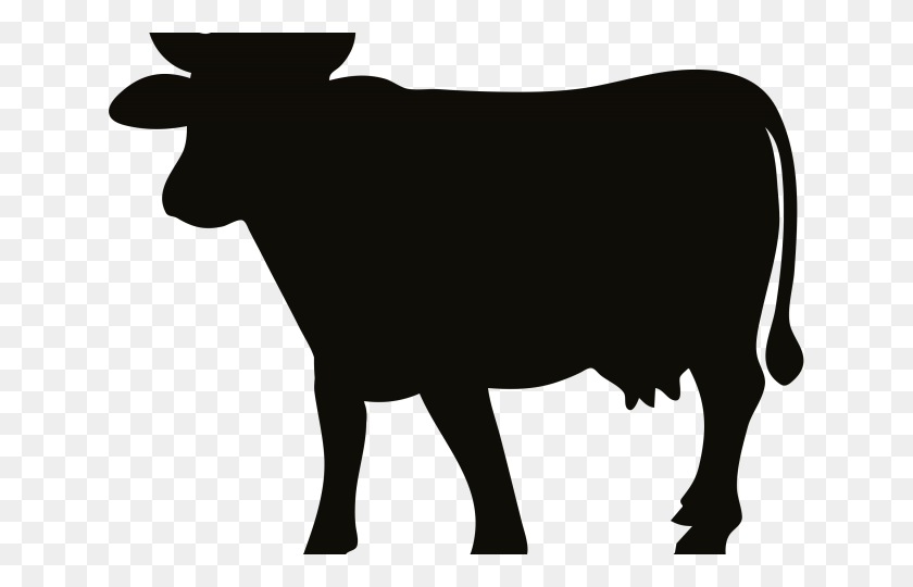 640x480 Beef Clipart Silhouette - Black Angus Clipart