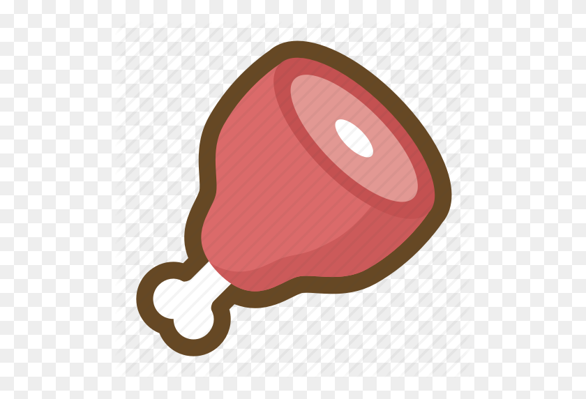 512x512 Beef, Food, Game, Meal, Meat, Pork Icon - Meat PNG