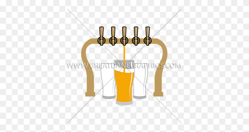 385x385 Beer And Tap Production Ready Artwork For T Shirt Printing - Beer Tap PNG