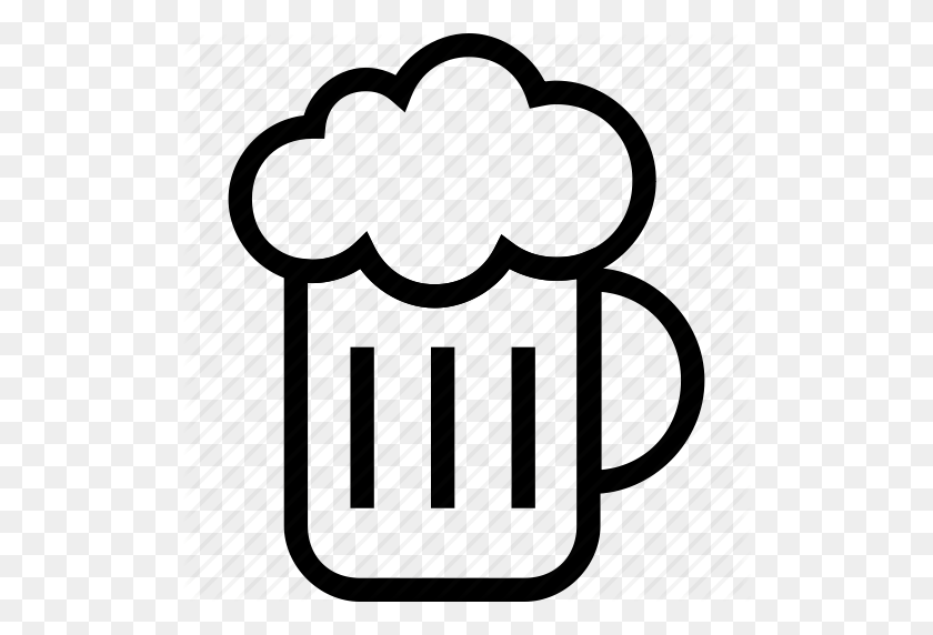 512x512 Beer, Beer Mug, Dinner, Hotel, Restaurant, Services Icon - Beer Icon PNG