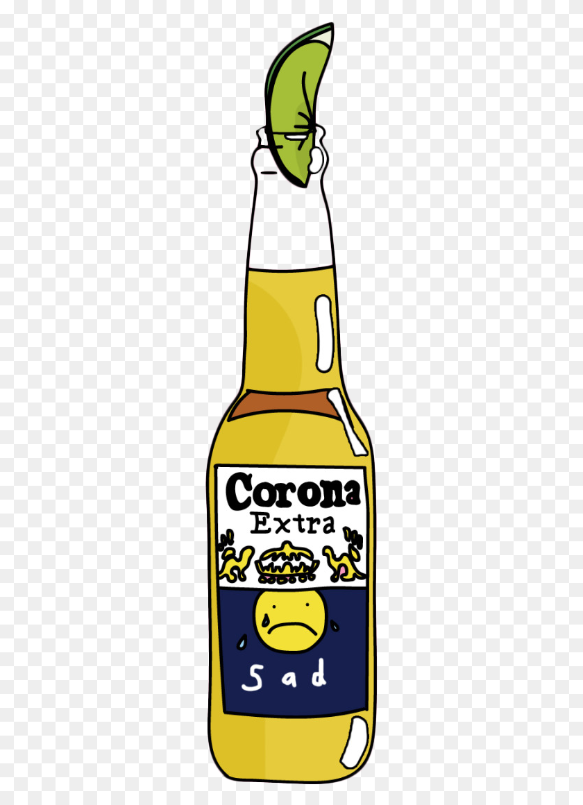 248x1100 Beer Corona Mexico Sad Tumblr Freetoedit - Corona Beer Clipart