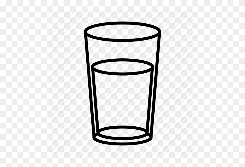 512x512 Beer, Cup, Glass, Liquid, Water Icon - Cup Of Water PNG