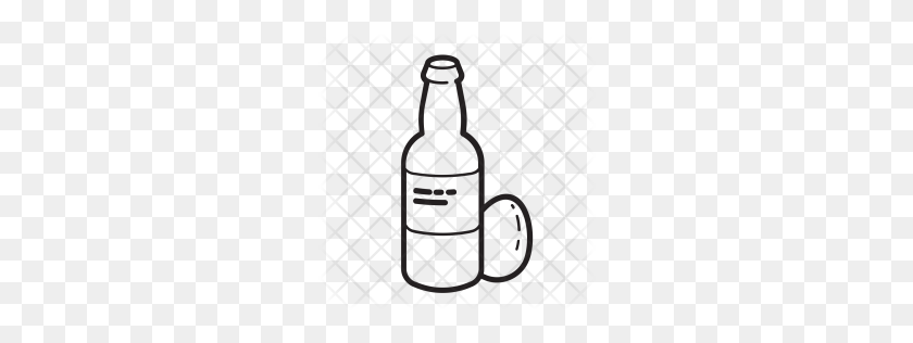 256x256 Beer Icon - Beer Black And White Clipart