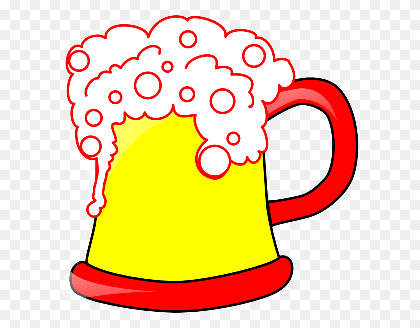 594x595 Beer Mug Clip Art - Suds Clipart
