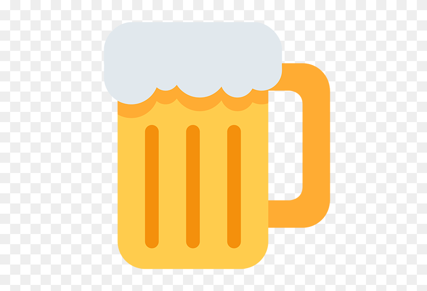 512x512 Beer Mug Emoji For Facebook, Email Sms Id - Beer Emoji PNG