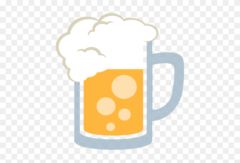 512x512 Beer Mug Emoji Vector Icon Free Download Vector Logos Art - Beer Emoji PNG