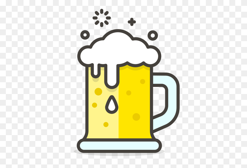 512x512 Cerveza, Taza De Icono Gratis Of Free Vector Emoji - Cerveza Emoji Png