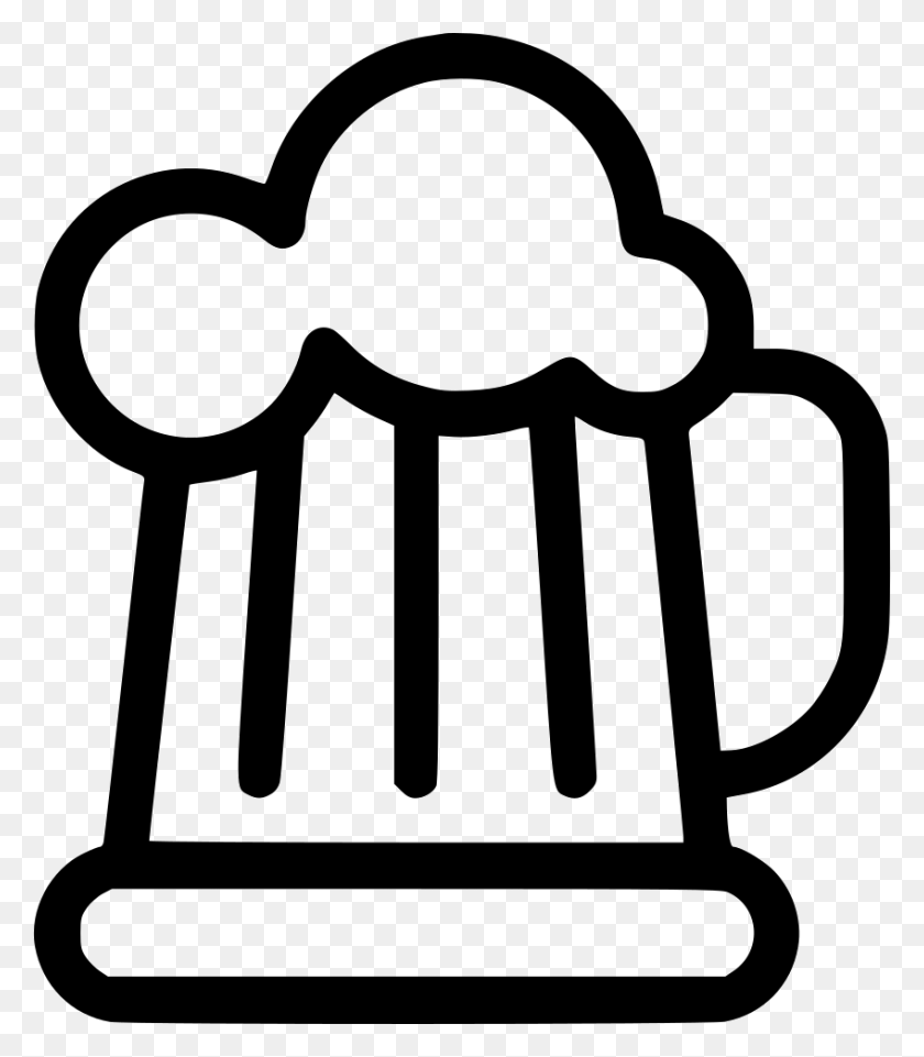 848x980 Beer Mug Png Icon Free Download - Beer Mug PNG