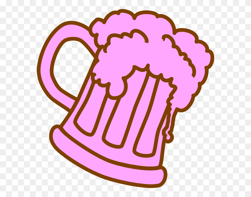 594x599 Beer Mug Silhouette Clip Art - Beer Cheers Clipart
