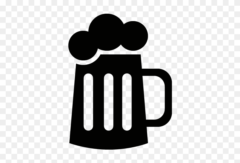 512x512 Beer Mug Vector Black And White - Beer Clipart Black And White
