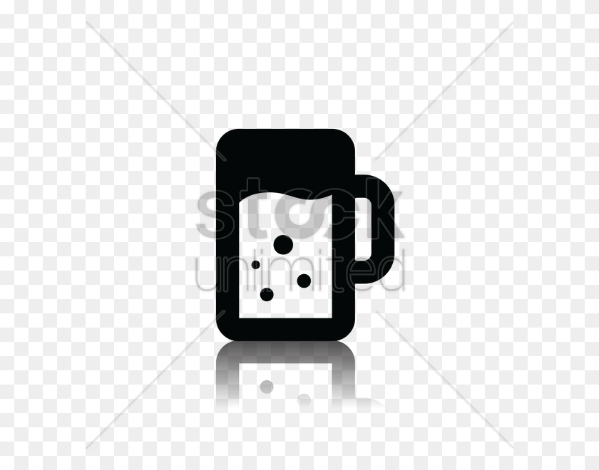 600x600 Beer Mug Vector Image - Beer Mug Clip Art Black And White