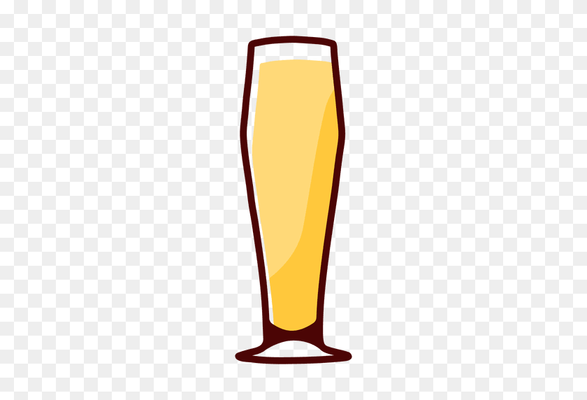 512x512 Beer Pilsner Glass - Cerveza PNG