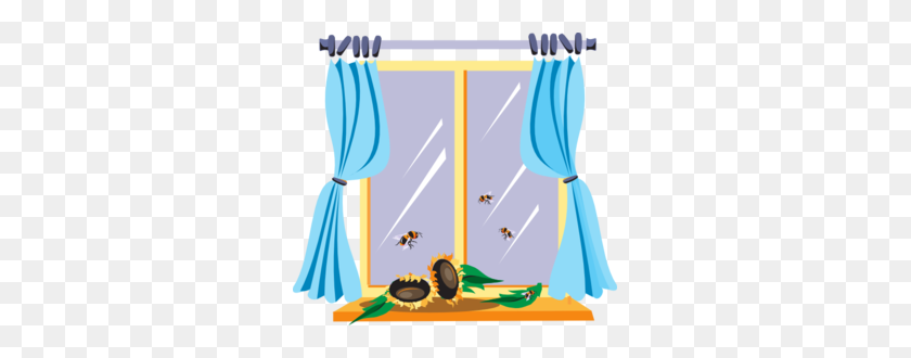 299x270 Bees At The Window Clip Art - Clipart Windows 10